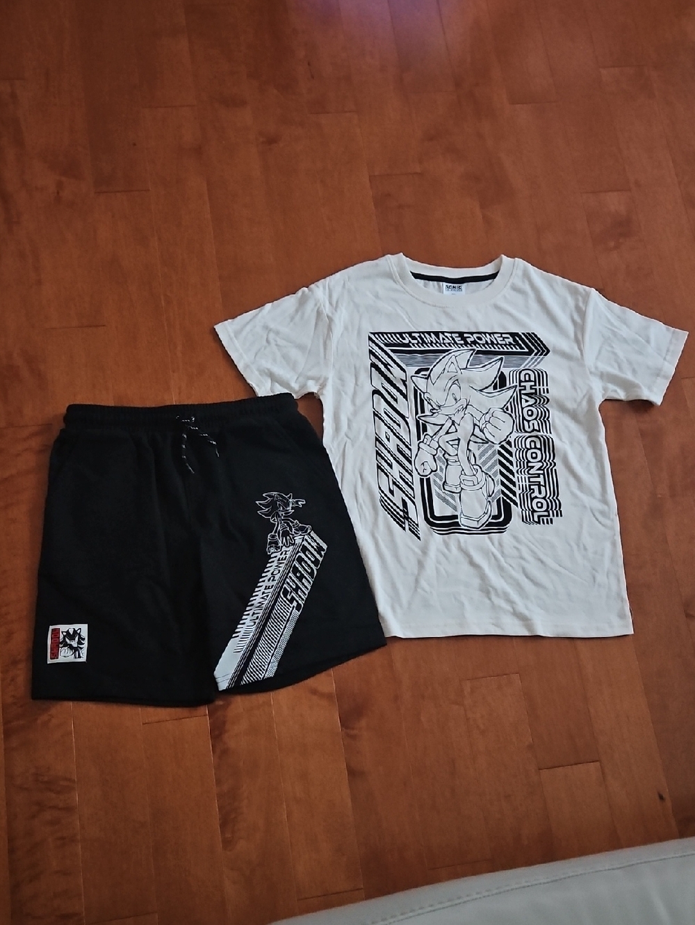 Nwt Boys Sonic Ss Short Set